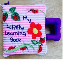 Storytime Cloth Book My Activity Learning Book Pk/Green