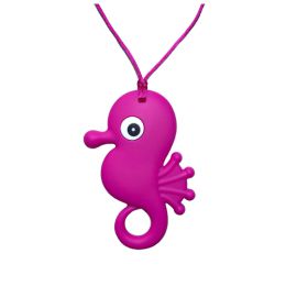 Necklace Sensory Chew – Seahorse Pink