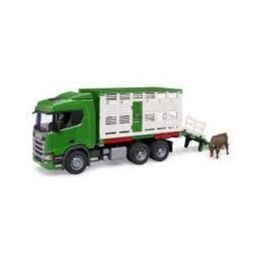 Bruder 1:16 Scania Super 560R Cattle Transporter with 1 Cow