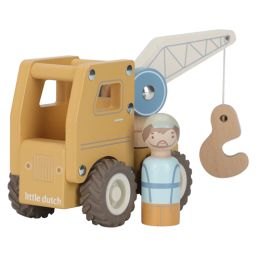 Little Dutch Wooden Crane Truck