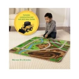 John Deere Farm Playmat With Excavator