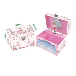 Dome Shape Musical Jewelry Box-Ballerina