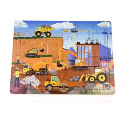 24pc Construction Site Jigsaw Puzzle