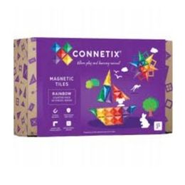 Connetix Magnetic Tiles Rainbow Starter Pack 60pc