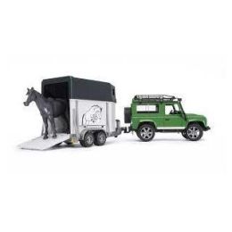 Bruder 1:16 Land Rover Defender With Horse