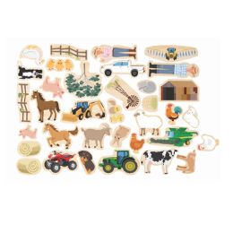 Fridge Friends Aussie Farm Magnets 35pc