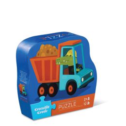 Crocodile Creek 12pc Mini Floor Puzzle Construction Croc