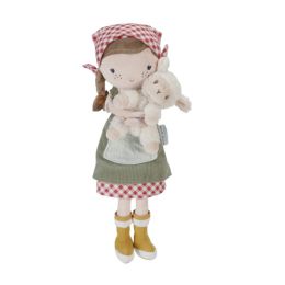 Little Dutch Cuddle Doll Farmer Rosa With Sheep 35cm