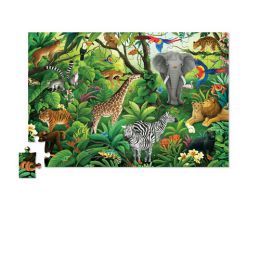 Crocodile Creek Holographic Puzzle 50 pc Jungle Paradise