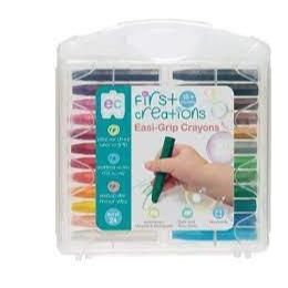 First Creations Easi Grip Crayons 24