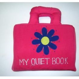 Storytime Quiet Book Zipped Pink Flower