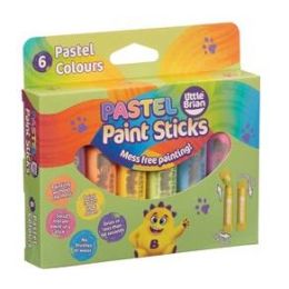 Little Brian Paint Sticks Pastel 6pc