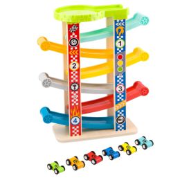 Tooky Toy Sliding Tower Car Run Large