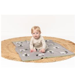 Lucie Lamb Baby Blanket