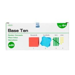 Plastic Base Ten Set 4 Colour