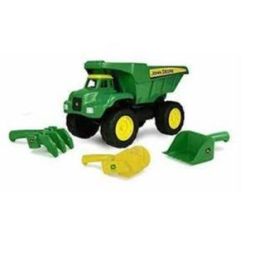 John Deere 38cm Dump Truck With Sand Tools