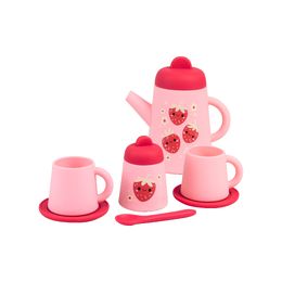 Tiger Tribe Silicone Tea Set Strawberry Patch