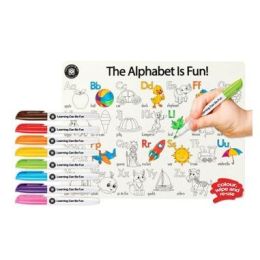 Colour in Placemat Animal ABC & Markers