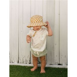 Acorn Checkmate Wide Brim Bucket Hat XLarge
