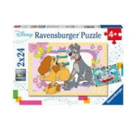 Ravensburger 2x24pc Disney Fav Puppies (D)
