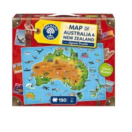 Orchard 150pc Map of Australia & New Zealand Jigsaw