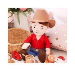 George The Farmer Cuddle Doll Ruby