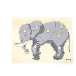 Viga Montessori Puzzle Elephant