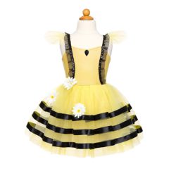 Great Pretenders Bumble Bee Dress & Headband Size 3-4