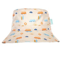 Acorn Sunrise Surfer Wide Brim Bucket Hat X Large