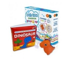 Bath Book & Toy Dinosaur Changing Colour