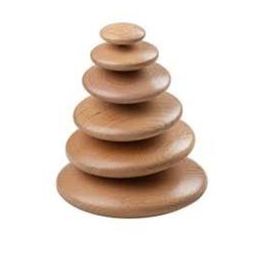 Bigjigs Natural Stacking Pebbles (d)