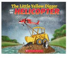 The Little Yellow Digger and the Helicopter