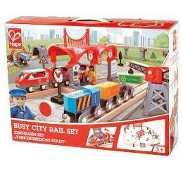Hape Busy City Rail Set