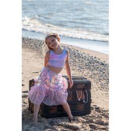Great Pretenders Bling Bling Mermaid Skirt & Hairclip Set Pink Size 4-6