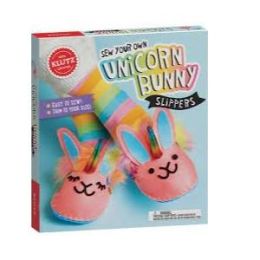 Klutz Sew Your Own Unicorn Bunny Slipper