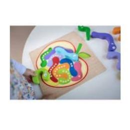 Kiddie Connect 123 Worm Puzzle