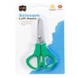 Left Handed Scissors Green Handle