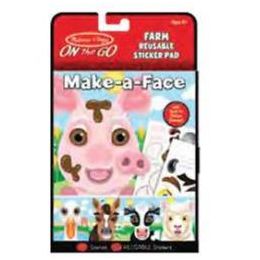 Melissa & Doug Reuse Stickers Farm Faces