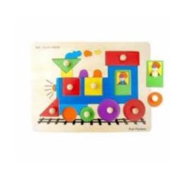 Fun Factory Train Peg Puzzle