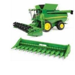 John Deere 1:16 S690 Combine With Corn & Dapper Head