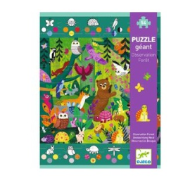 Djeco 54pc Observation Giant Puzzle Forest