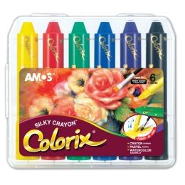 Amos Colorix Silky Crayon 6pck