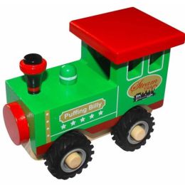 Toyslink Wooden Vehicle Green Train
