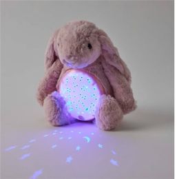 Jiggle & Giggle Pink Bunny Plush Night Light