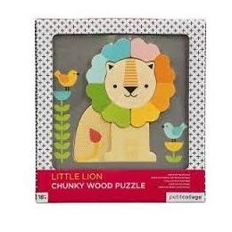 Petit Collage Chunky Puzzle Lion (d)