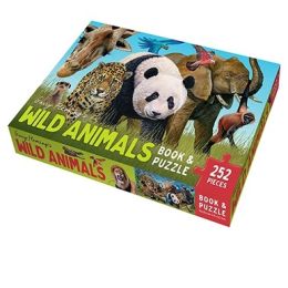 Funfacts Wild Animals Book & 252pc Jigsaw Puzzle