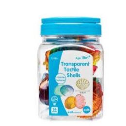 Transparent Tactile Shells 36pc