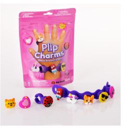 Fat Brain Plip Charms Purple Bracelet