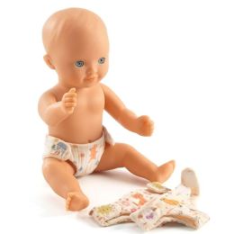 Djeco Baby Pomea 3 Nappies For Dolls