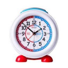 Easy Read Time Teacher Alarm Clock Red/Blue
